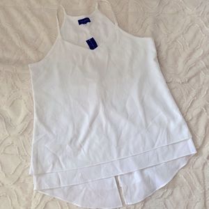 NWT Flowy White Tank